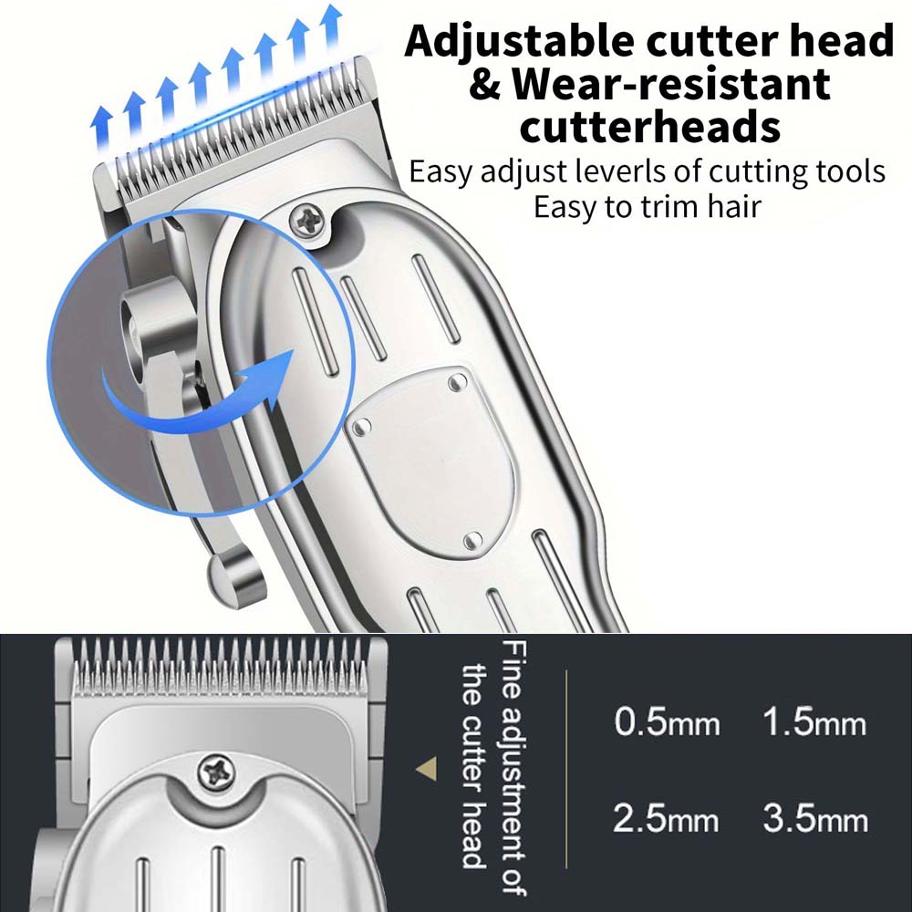 Professional Hair Clippers for - Men'S Grooming Brush recension och pris