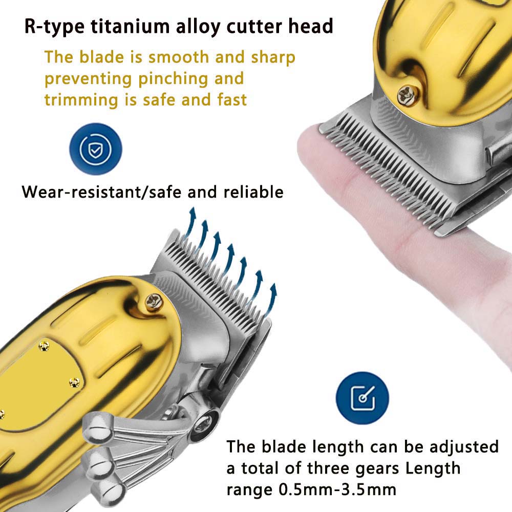 Professional Hair Clippers for - Men'S Grooming Brush recension och pris
