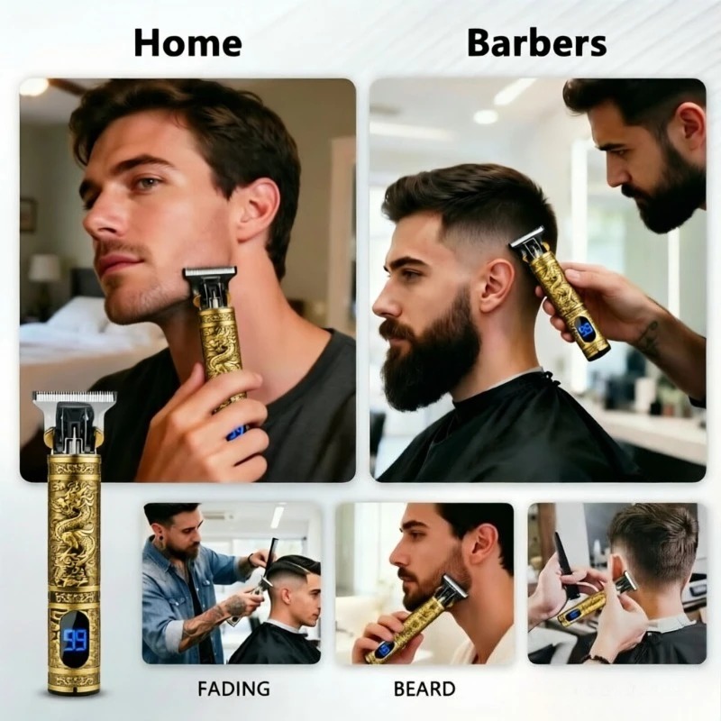 T9 Electric Beard Trimmer Cord - Men'S Grooming Brush recension och pris