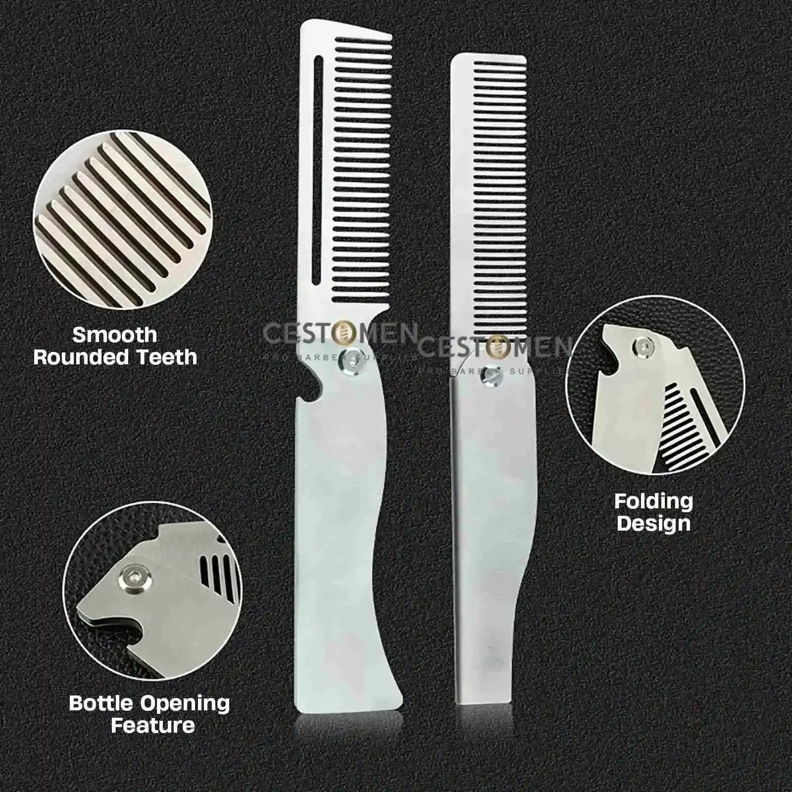 New Type 1/2PCS Portable Steel - Men'S Grooming Brush recension och pris