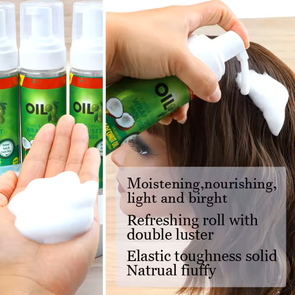 100ml Curly Hair Mousse Strong - Men'S Grooming Oil recension och pris