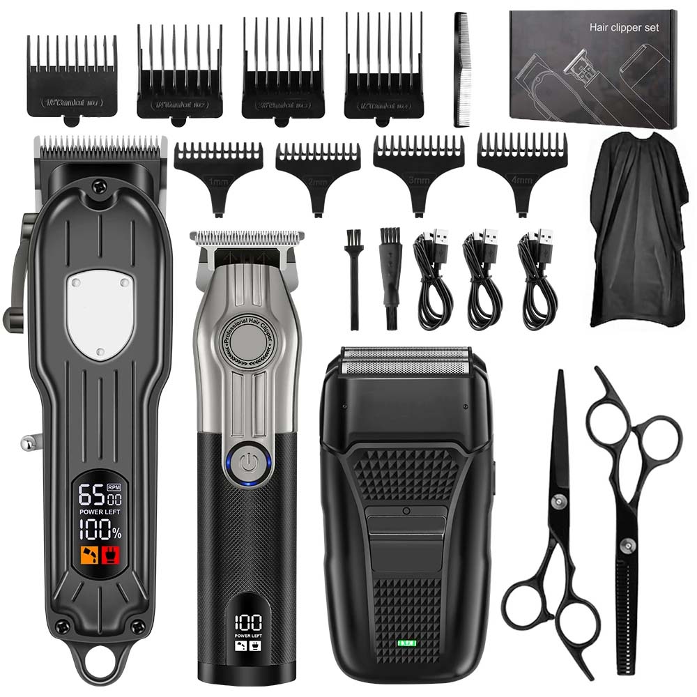 Professional Barber Hair Clipp - Men'S Grooming Brush recension och pris