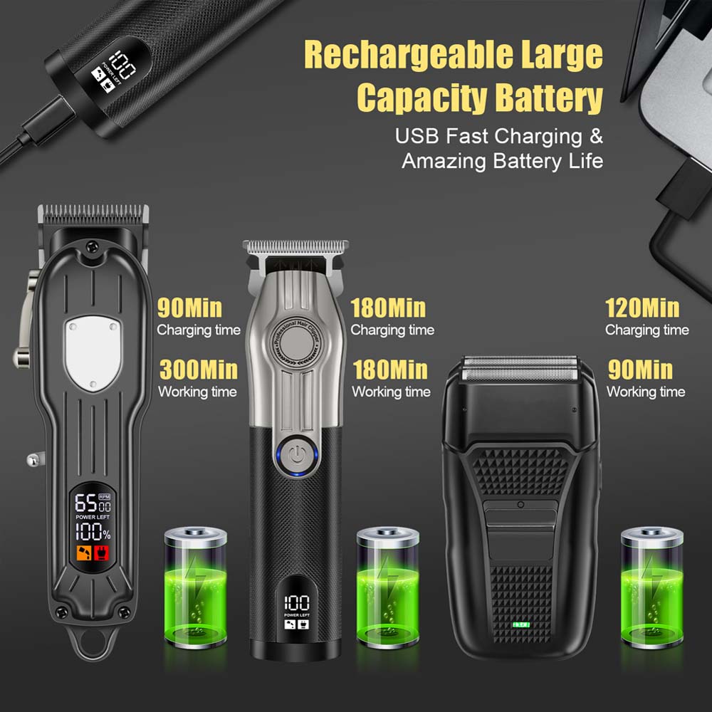 Professional Barber Hair Clipp - Men'S Grooming Brush recension och pris