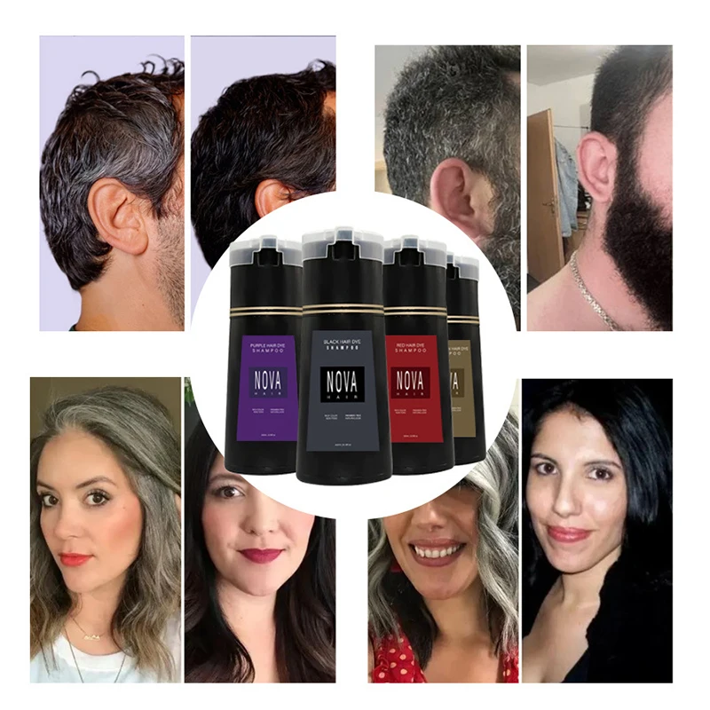 Nova Hair Dyeing Shampoo Hair  - Men'S Grooming Oil recension och pris