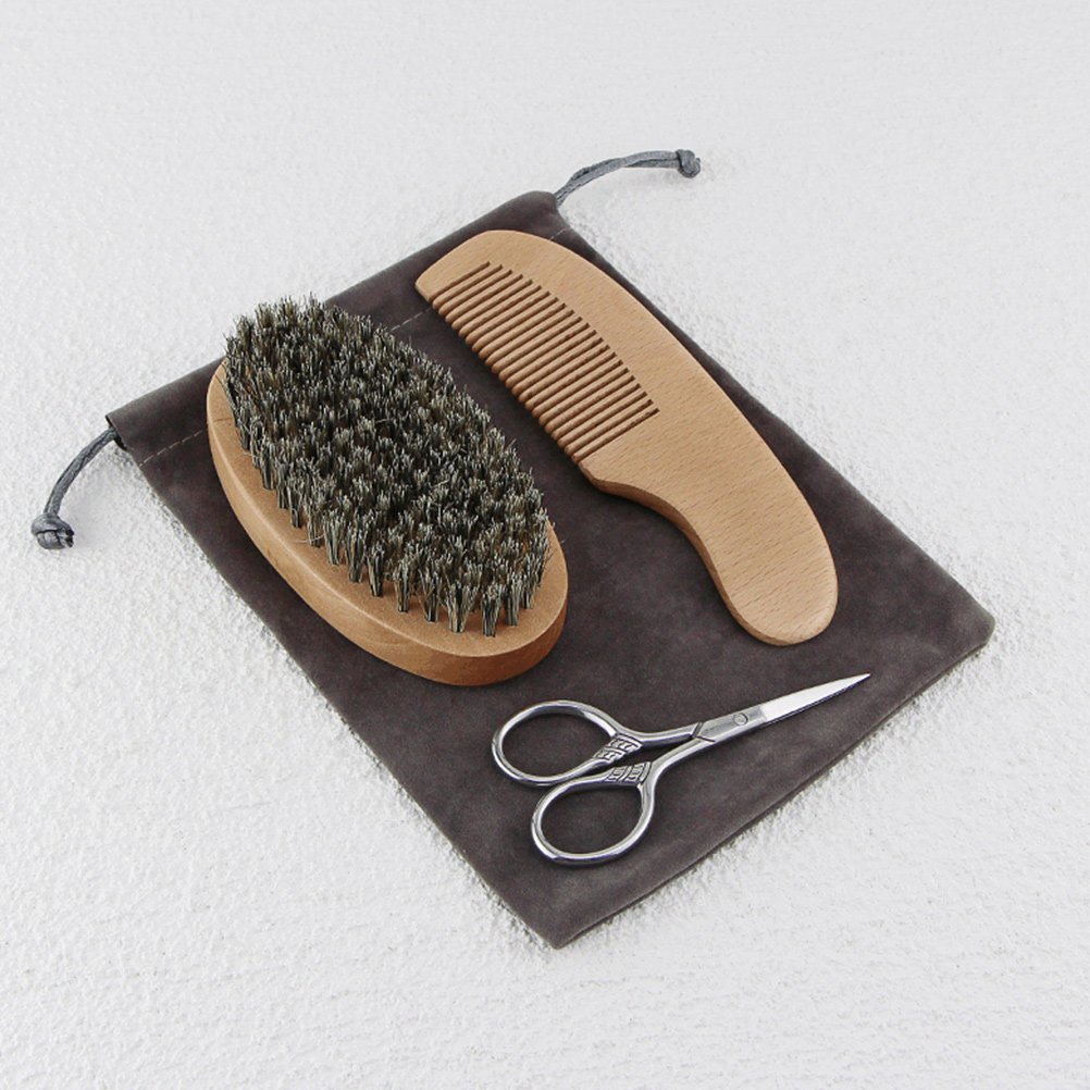 1Set Beard Styling Set for Men - Men'S Grooming Brush recension och pris
