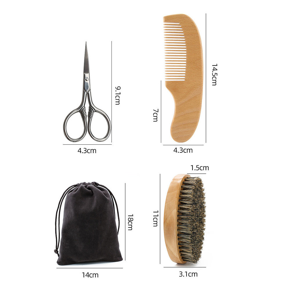 1Set Beard Styling Set for Men - Men'S Grooming Brush recension och pris